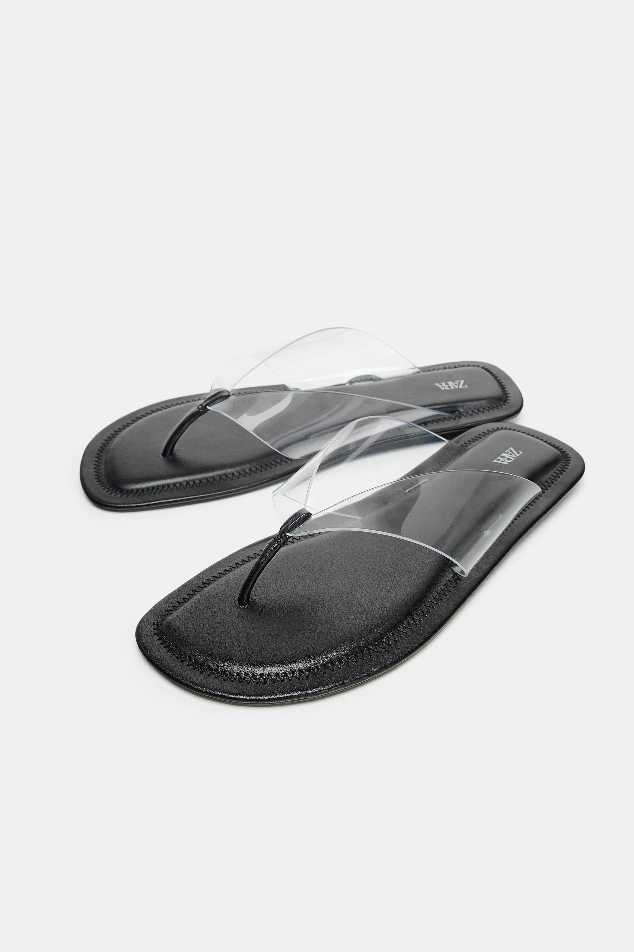 VINYL STRAP SANDALS
